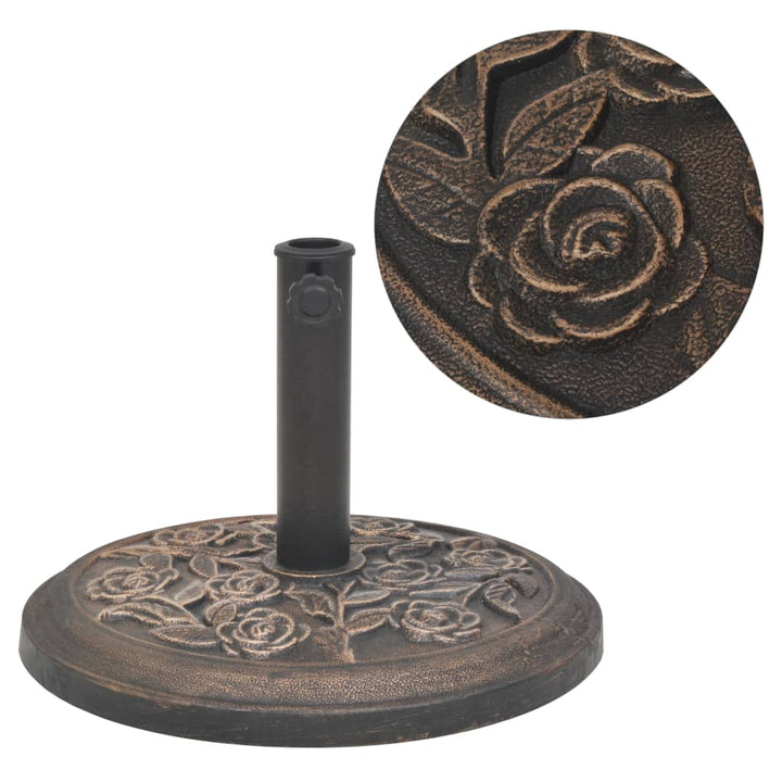 Suport Umbrelă De Soare, Rășină, , Bronz, 9 Kg