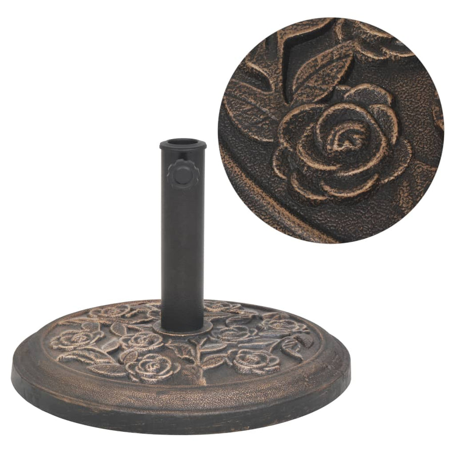 Suport Umbrelă De Soare, Rășină, , Bronz, 9 Kg