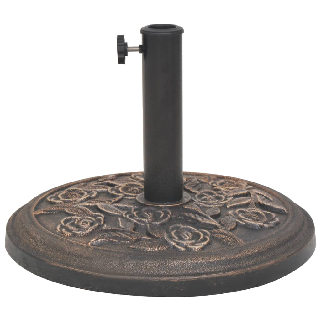 Suport Umbrelă De Soare, Rășină, , Bronz, 9 Kg