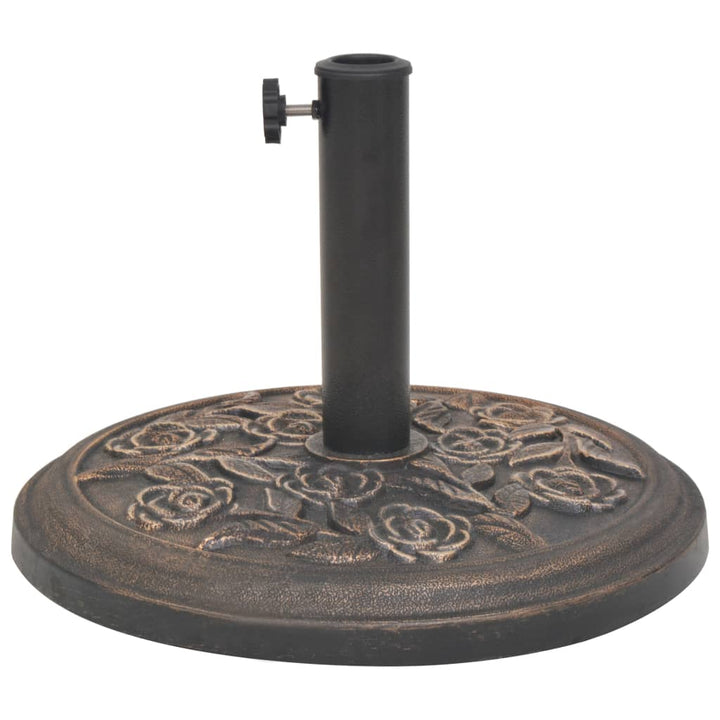 Suport Umbrelă De Soare, Rășină, , Bronz, 9 Kg