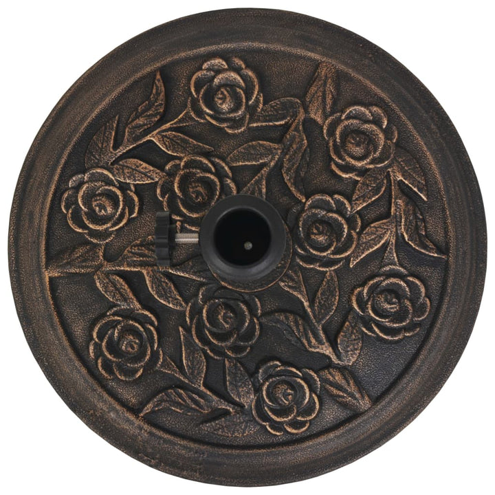 Suport Umbrelă De Soare, Rășină, , Bronz, 9 Kg