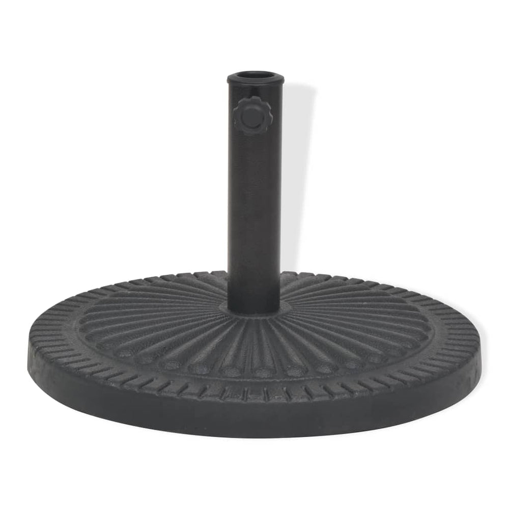 Suport Umbrelă De Soare, Rășină, Rotund, Negru,