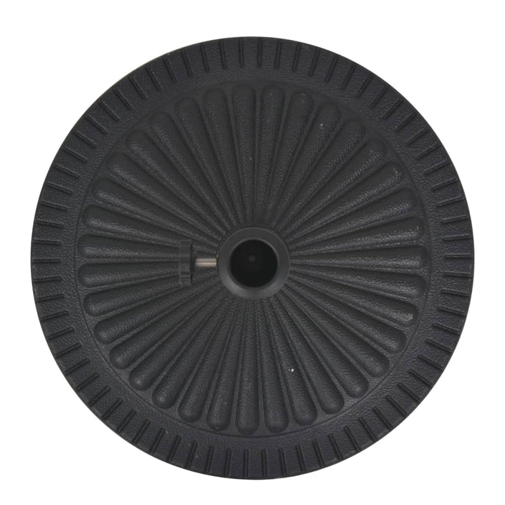 Suport Umbrelă De Soare, Rășină, Rotund, Negru,
