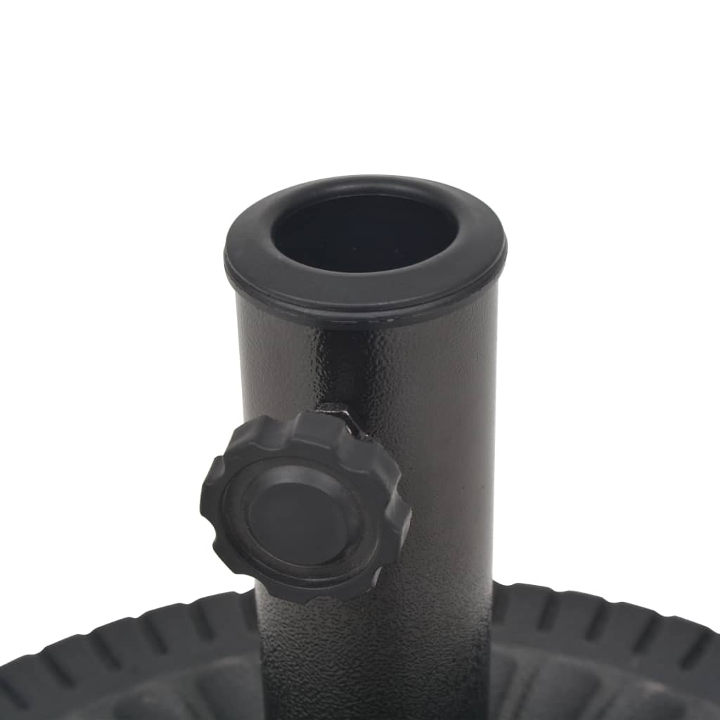Suport Umbrelă De Soare, Rășină, Rotund, Negru,