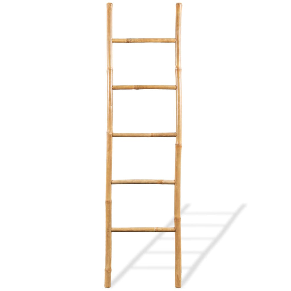 Scară Pentru Prosoape Cu 5 Trepte, Bambus,