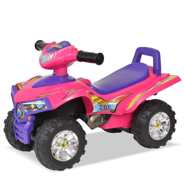 Atv De Plimbare Pentru Copii Cu Sunet Și Lumină Roz Și Violet