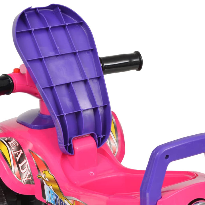Atv De Plimbare Pentru Copii Cu Sunet Și Lumină Roz Și Violet