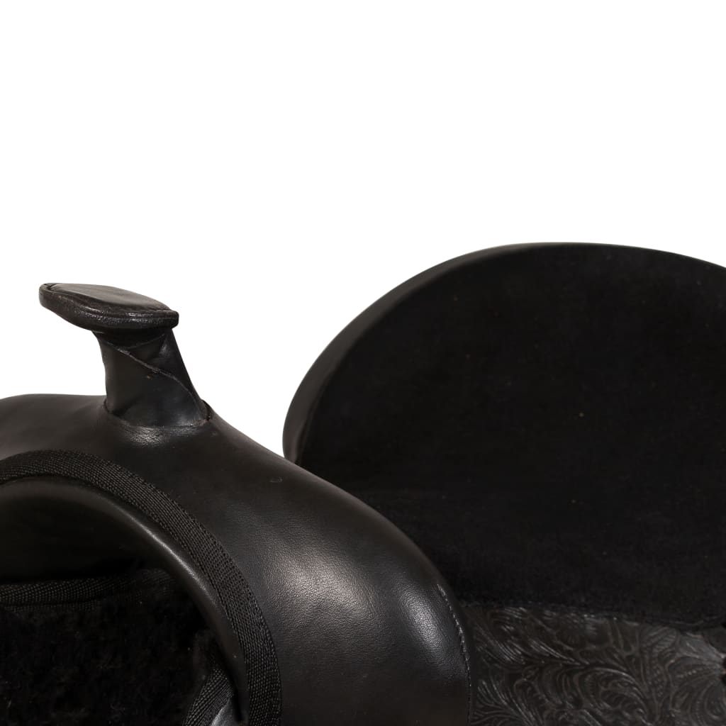 Șa Western, Căpăstru & Pieptar, Piele Naturală, 15&quot;,