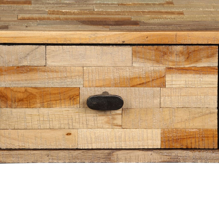 Masă Consolă Lemn Masiv De Tec Reciclat 120X30X76 Cm