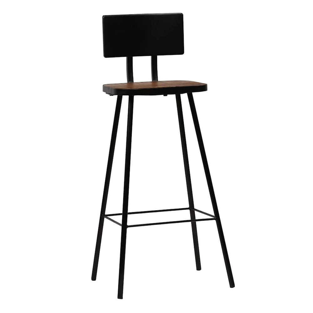 Scaune De Bar, 2 Buc., Lemn Masiv Reciclat