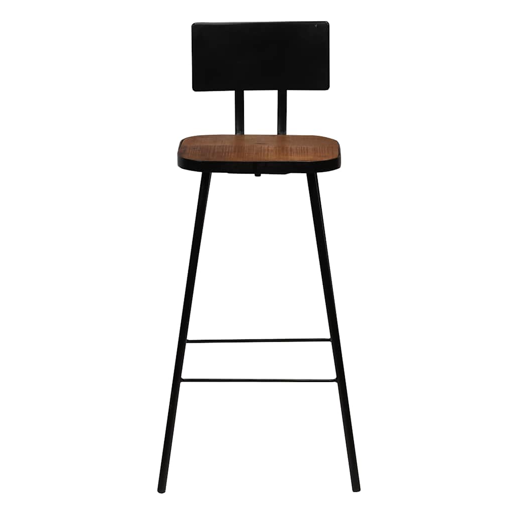 Scaune De Bar, 2 Buc., Lemn Masiv Reciclat