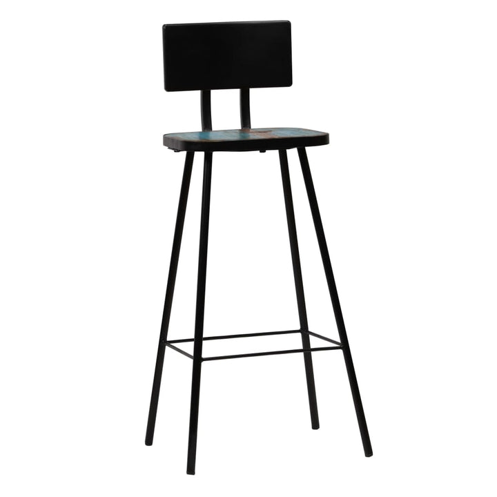 Scaune De Bar, 4 Buc., Lemn Masiv Reciclat