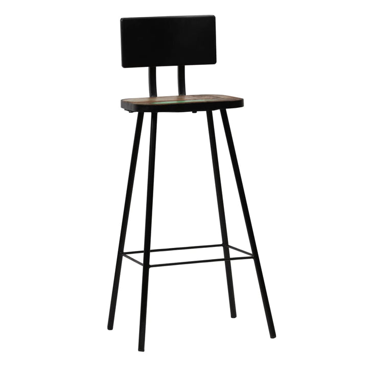 Scaune De Bar, 4 Buc., Lemn Masiv Reciclat