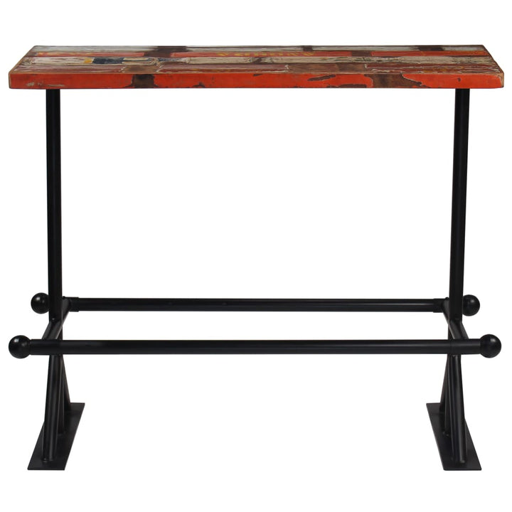 Set Mobilier De Bar, 5 Piese, Multicolor, Lemn Masiv Reciclat