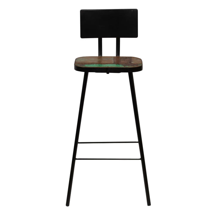 Set Mobilier De Bar, 5 Piese, Multicolor, Lemn Masiv Reciclat