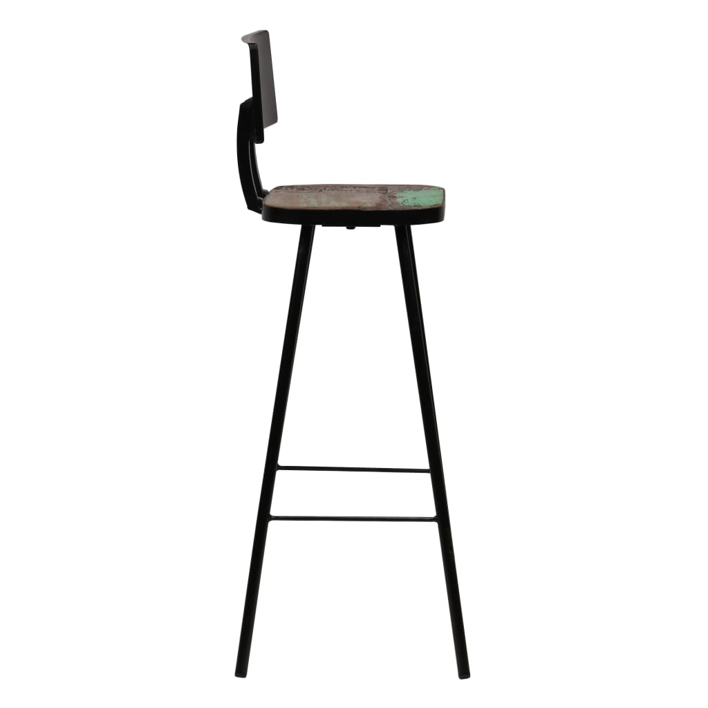 Set Mobilier De Bar, 5 Piese, Multicolor, Lemn Masiv Reciclat