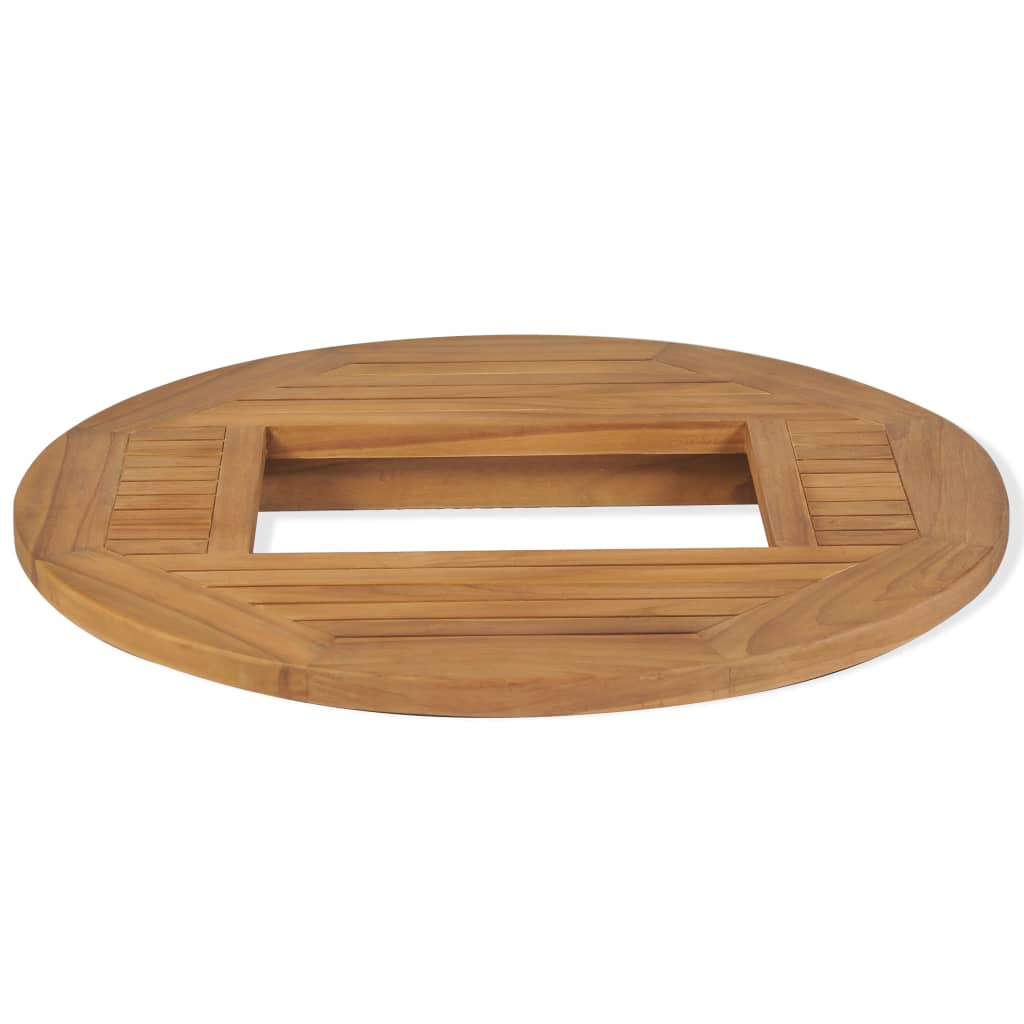 Blat De Masă Pentru Lada De Bere, 70 Cm, Lemn De Tec