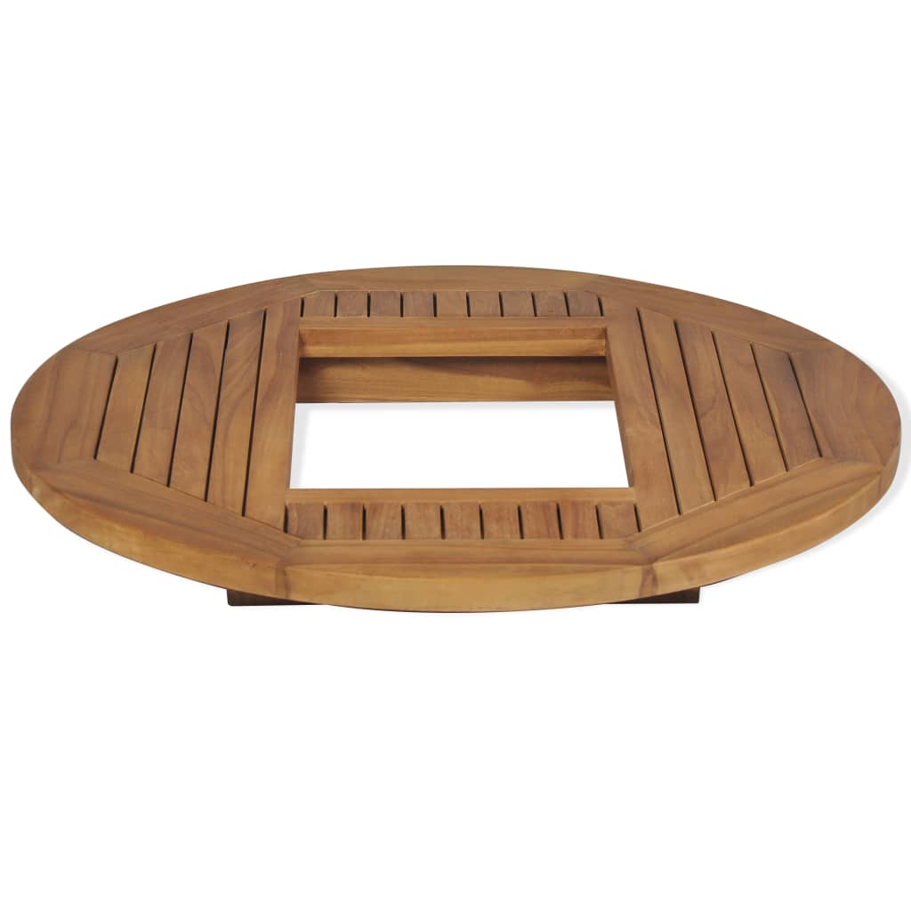 Blat De Masă Pentru Lada De Bere, 70 Cm, Lemn De Tec