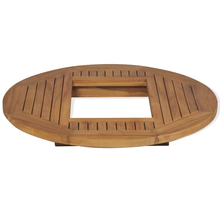 Blat De Masă Pentru Lada De Bere, 70 Cm, Lemn De Tec