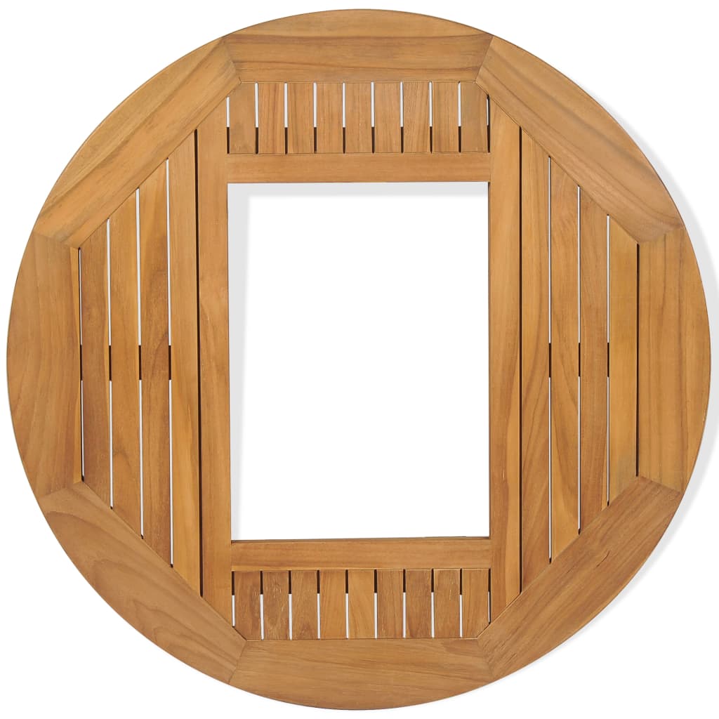 Blat De Masă Pentru Lada De Bere, 70 Cm, Lemn De Tec