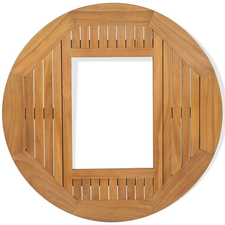 Blat De Masă Pentru Lada De Bere, 70 Cm, Lemn De Tec