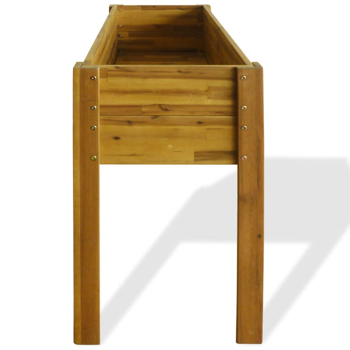 Strat Înălțat De Grădină, Lemn Masiv De Acacia