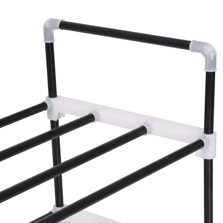Raft Încălțăminte Cu 7 Etajere Din Metal Și Plastic,