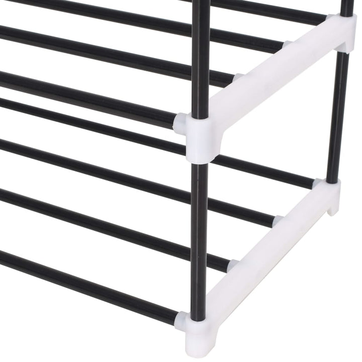 Raft Încălțăminte Cu 7 Etajere Din Metal Și Plastic,