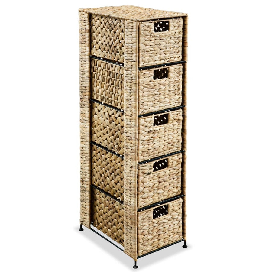 Unitate De Depozitare Cu 5 Coșuri 25,5X37X100 Cm Zambilă De Apă