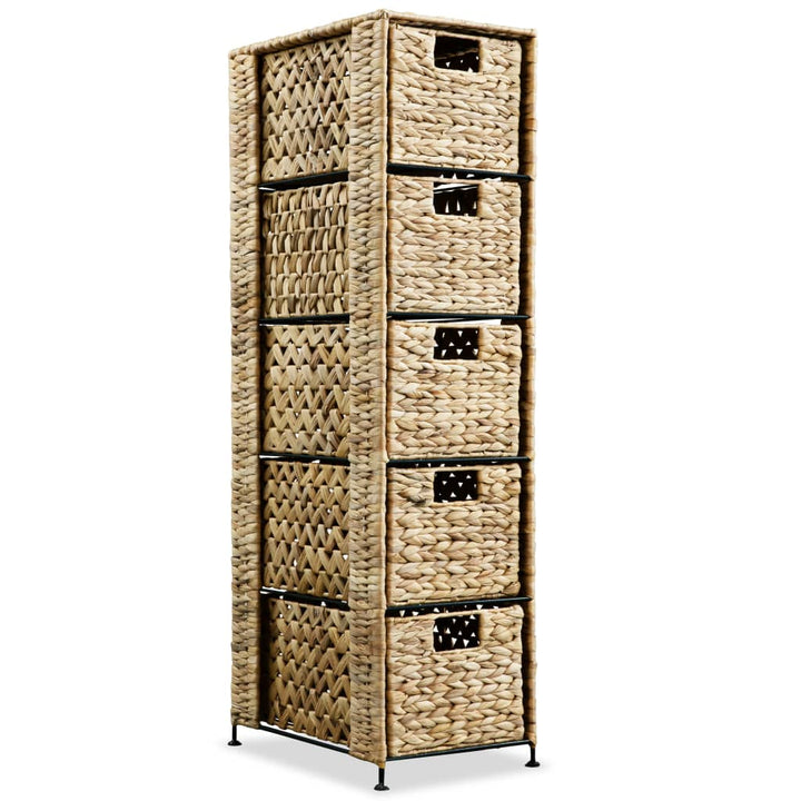 Unitate De Depozitare Cu 5 Coșuri 25,5X37X100 Cm Zambilă De Apă