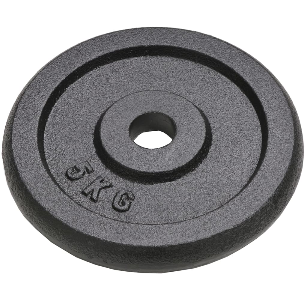 Plăci De Greutate, 4 Buc., 2X10 Kg+2X5 Kg, Fontă