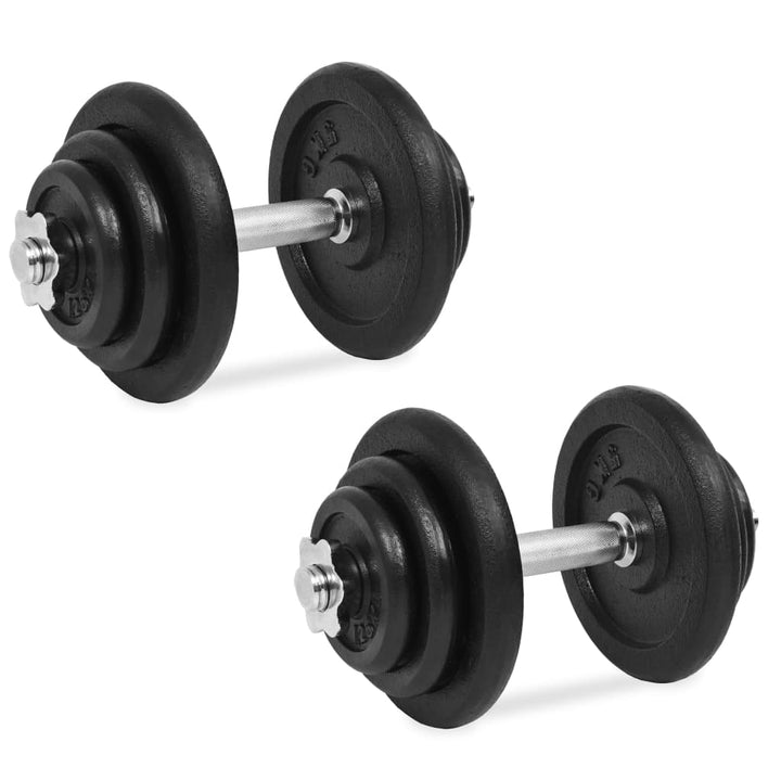 Set De Gantere, 18 Piese, 40 Kg, Fontă