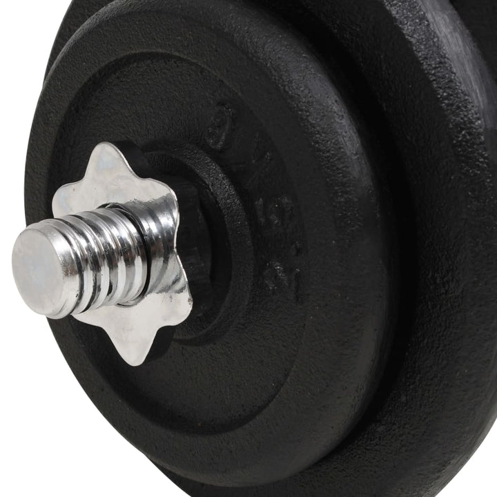 Set De Gantere, 18 Piese, 40 Kg, Fontă