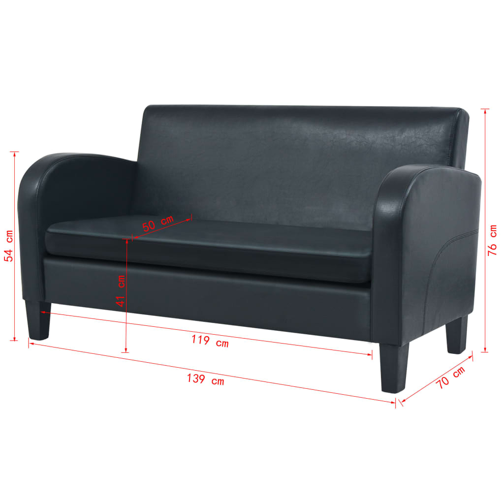 Piele Artificială Negru