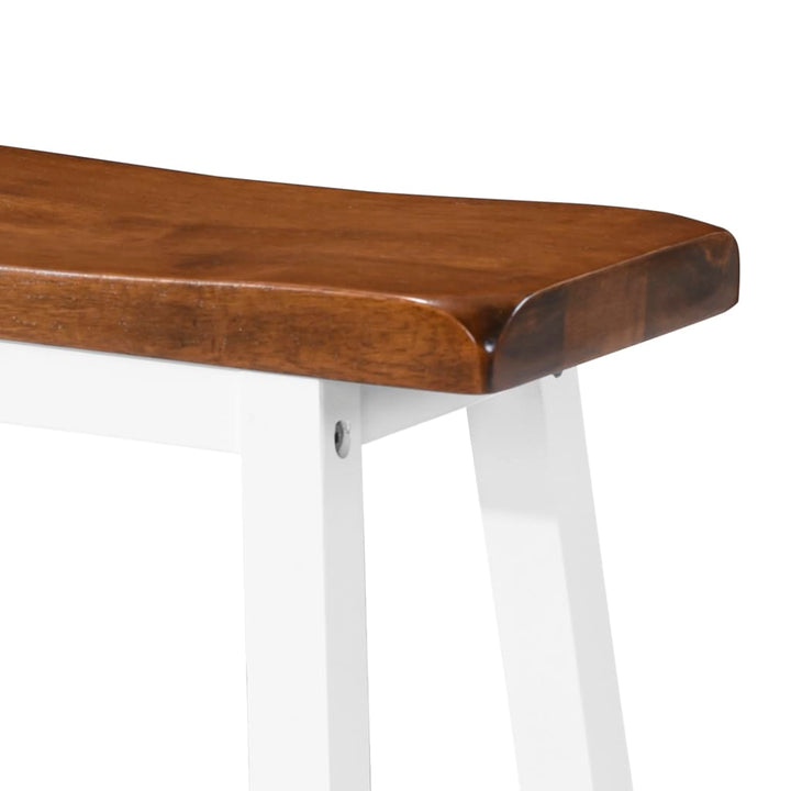 Set Mobilier Tip Bar, Masă Și Scaune, 3 Piese, Lemn Masiv