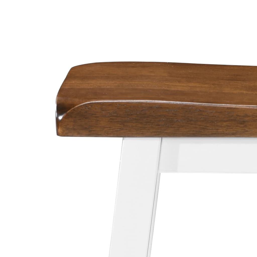 Set Mobilier Tip Bar, Masă Și Scaune, 3 Piese, Lemn Masiv