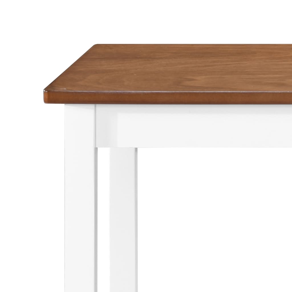 Set Mobilier Tip Bar, Masă Și Scaune, 3 Piese, Lemn Masiv