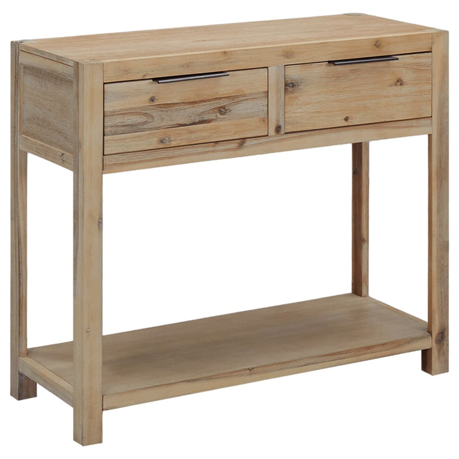 Masă Consolă, 82X33X73 Cm, Lemn Masiv De Acacia