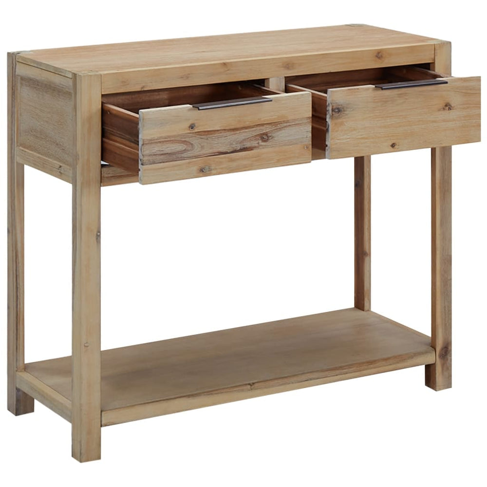 Masă Consolă, 82X33X73 Cm, Lemn Masiv De Acacia