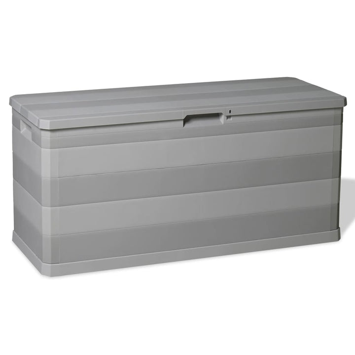 Ladă De Depozitare Pentru Grădină, Gri, 117 X 45 X 56 Cm