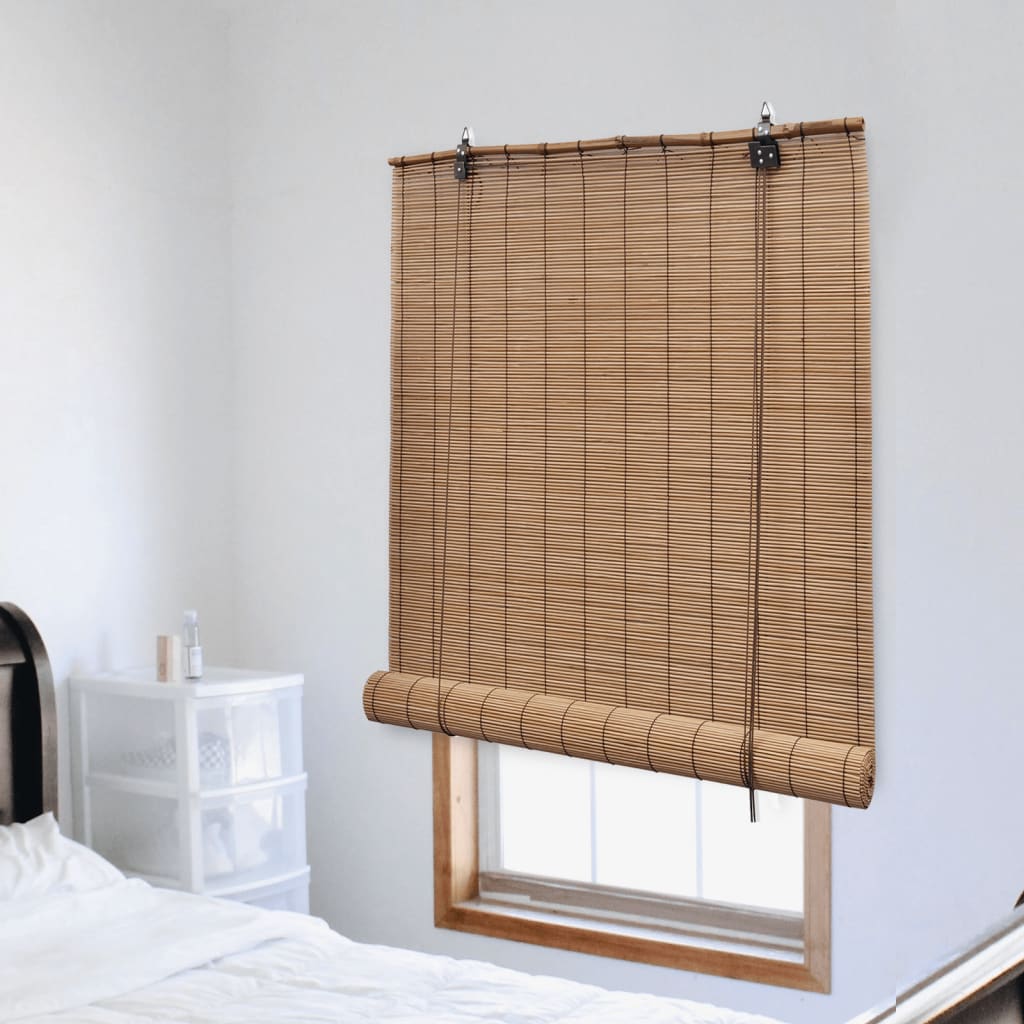 Jaluzea Tip Rulou, Natural, , Bambus