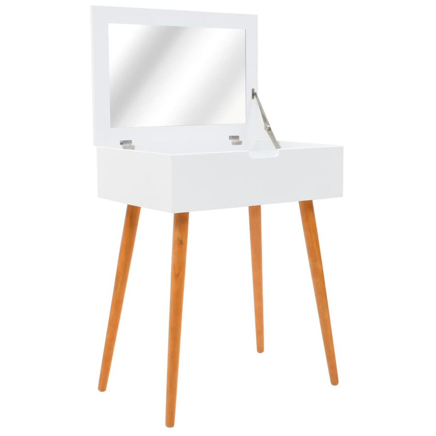 Masă De Toaletă Cu Oglindă, Mdf, 60 X 40 X 75 Cm