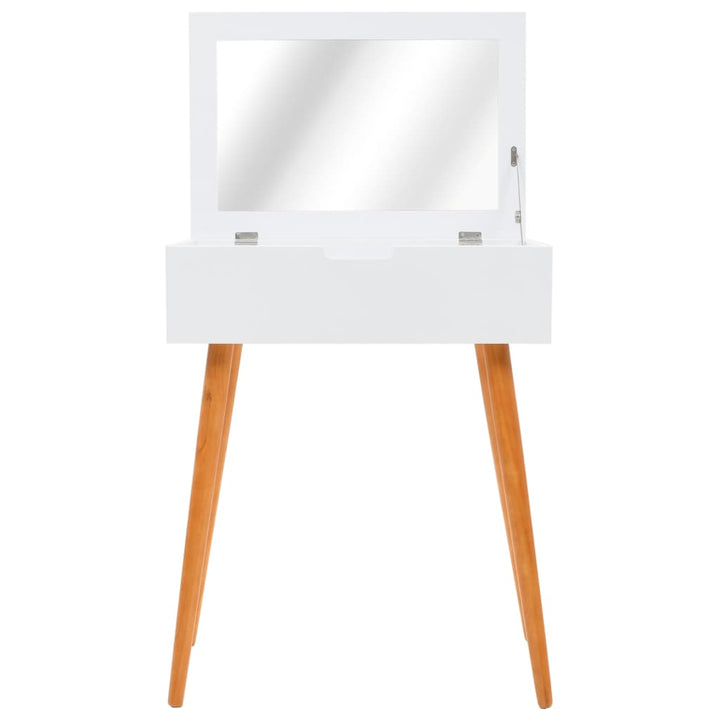 Masă De Toaletă Cu Oglindă, Mdf, 60 X 40 X 75 Cm