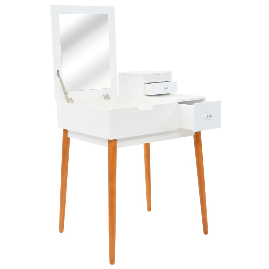Masă De Toaletă Cu Oglindă, Mdf, 60X50X86 Cm