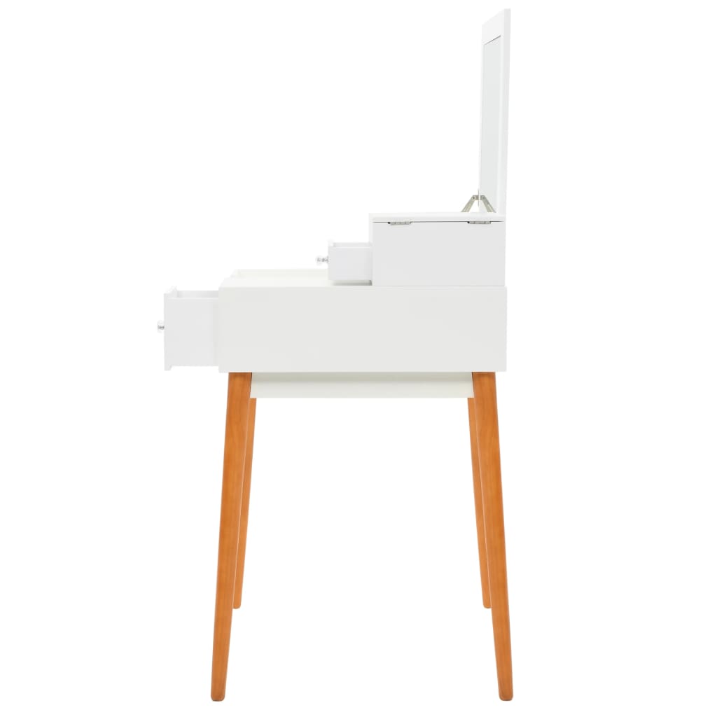 Masă De Toaletă Cu Oglindă, Mdf, 60X50X86 Cm