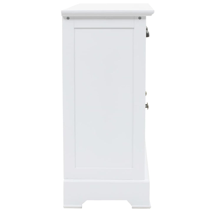 Dulap Cu 3 Uși, 105X35X77,5 Cm, Mdf Și Lemn De Pin