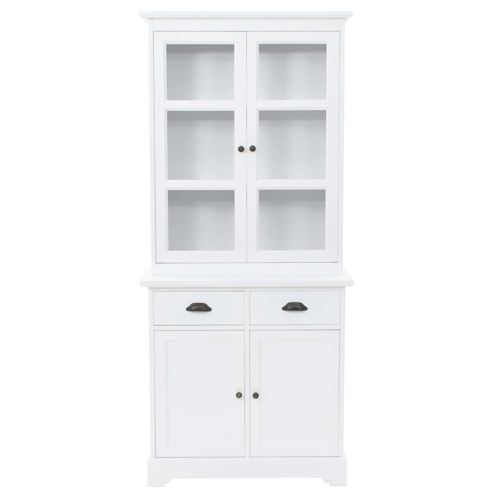 Servantă Galeză Cu 4 Uși, 80 X 40 X 180 Cm, Mdf Și Lemn De Pin