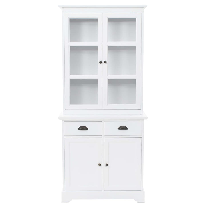 Servantă Galeză Cu 4 Uși, 80 X 40 X 180 Cm, Mdf Și Lemn De Pin