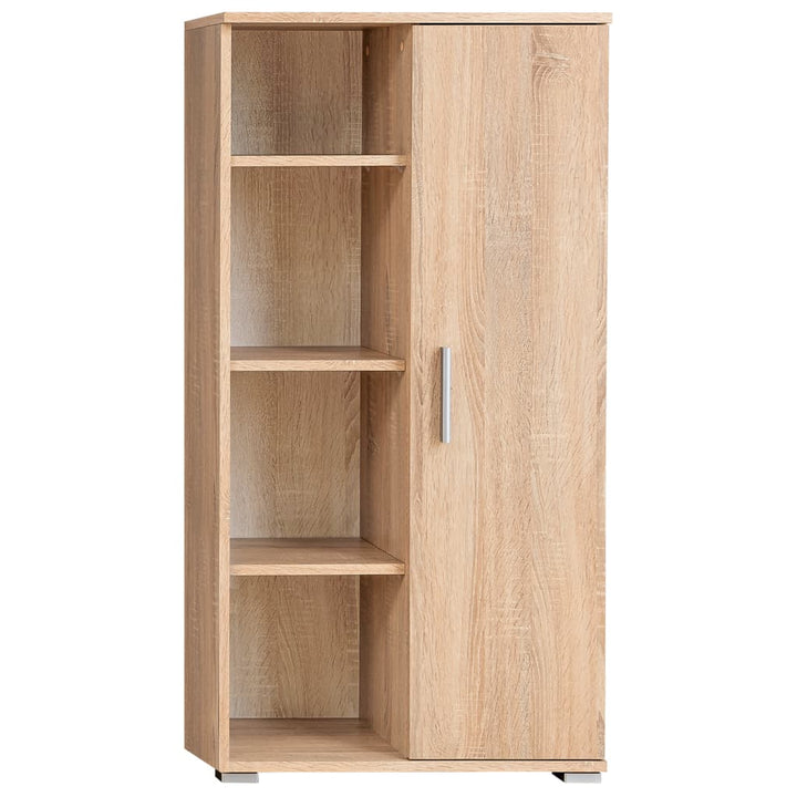 Mobilă De Perete Cu Spațiu Tv, Iluminare Led, Sonoma