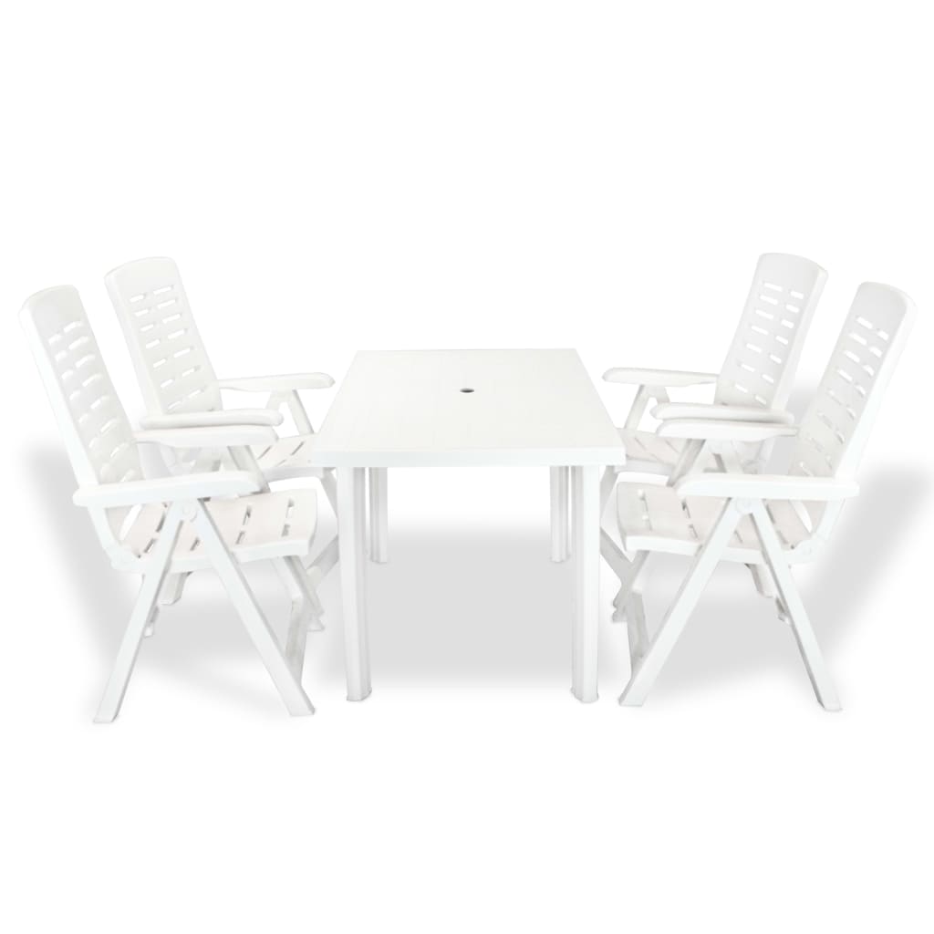 Set Mobilier De Exterior, 5 Piese, , Plastic